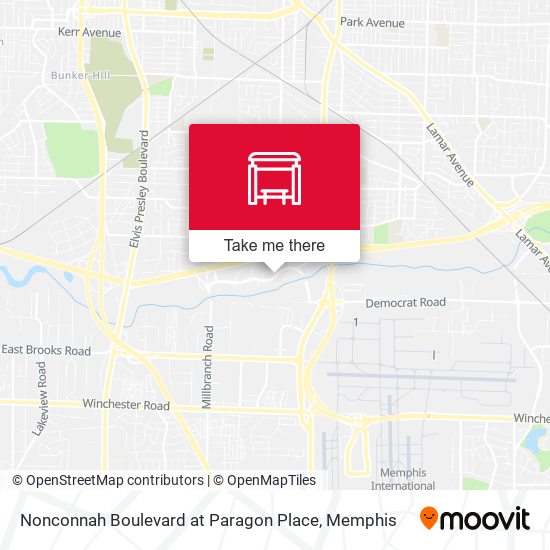 Mapa de Nonconnah Boulevard at Paragon Place