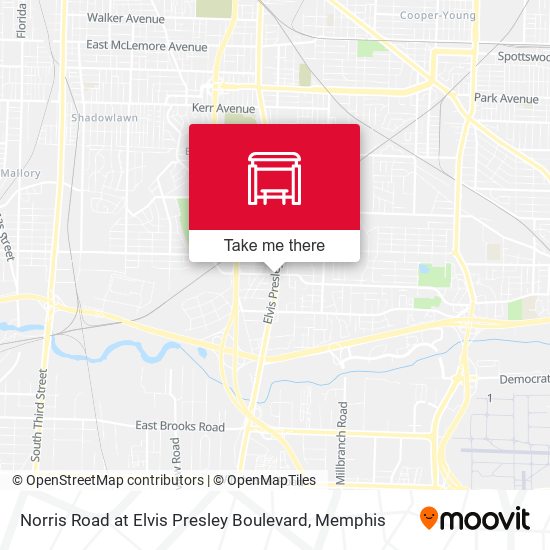 Mapa de Norris Road at Elvis Presley Boulevard