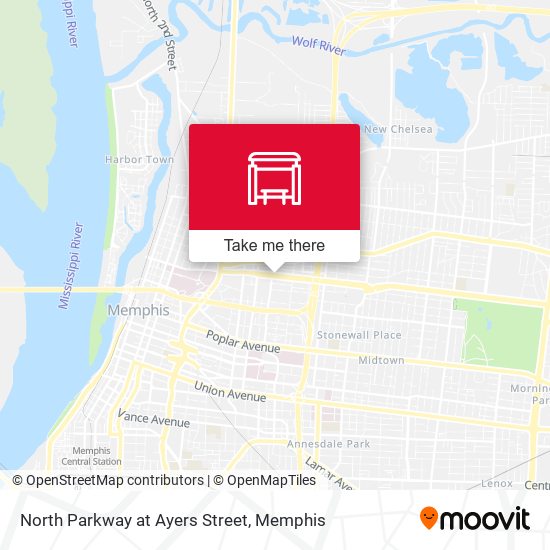 Mapa de North Parkway at Ayers Street