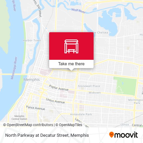 Mapa de North Parkway at Decatur Street