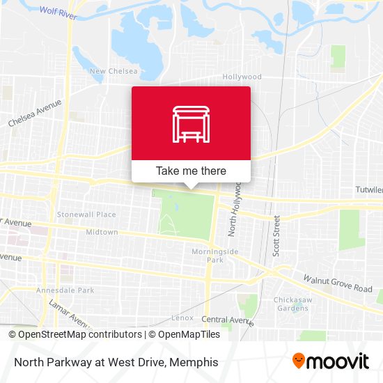 Mapa de North Parkway at West Drive