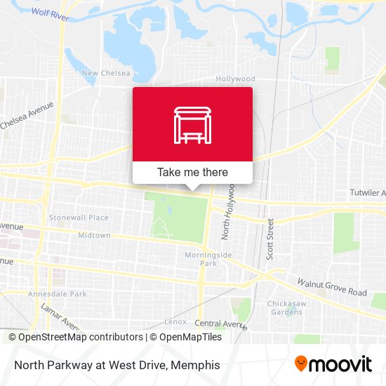 Mapa de North Parkway at West Drive