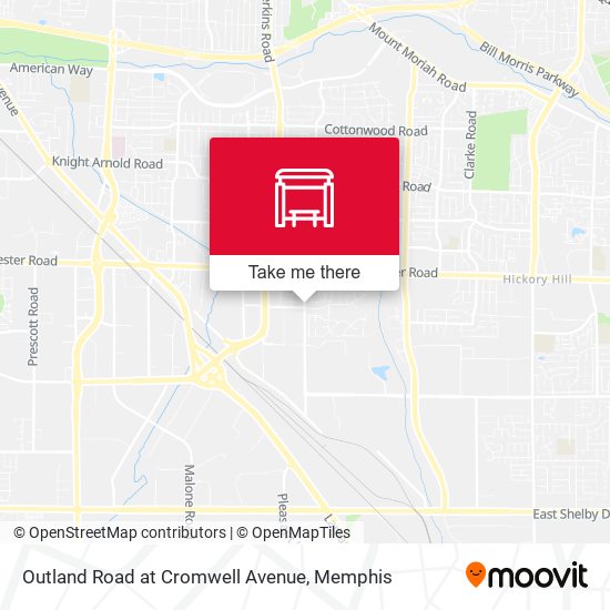 Outland Road at Cromwell Avenue map