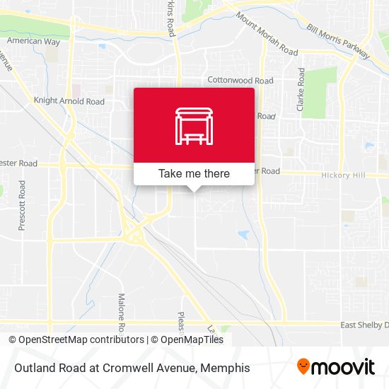 Mapa de Outland Road at Cromwell Avenue