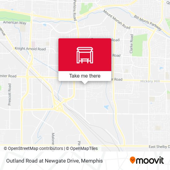 Mapa de Outland Road at Newgate Drive