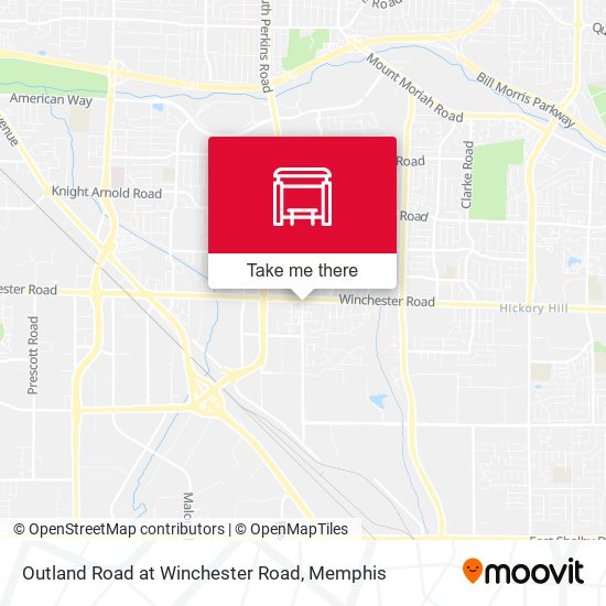 Outland Road at Winchester Road map