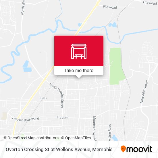Overton Crossing St at Wellons Avenue map