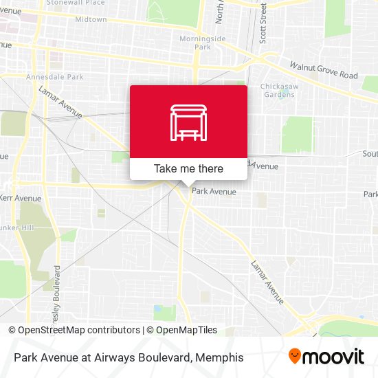 Park Avenue at Airways Boulevard map
