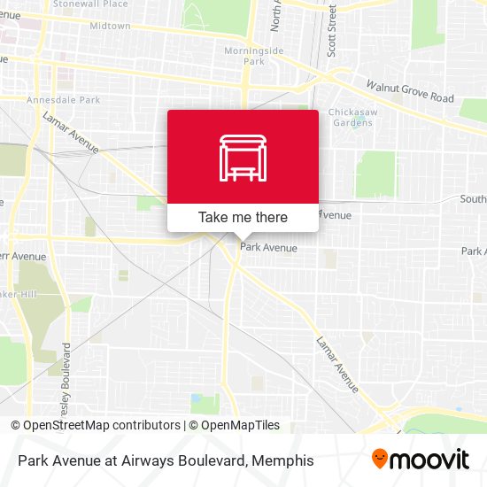 Mapa de Park Avenue at Airways Boulevard