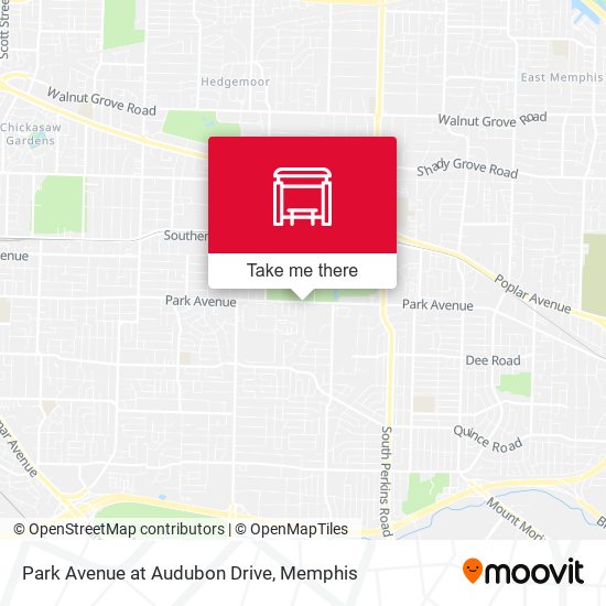 Park Avenue at Audubon Drive map