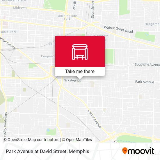 Mapa de Park Avenue at David Street