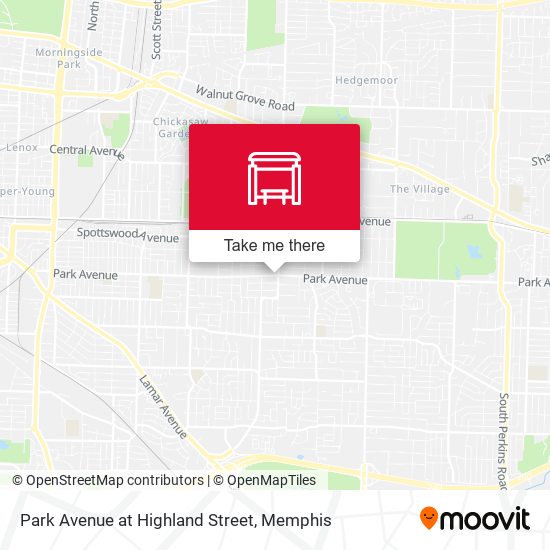 Mapa de Park Avenue at Highland Street