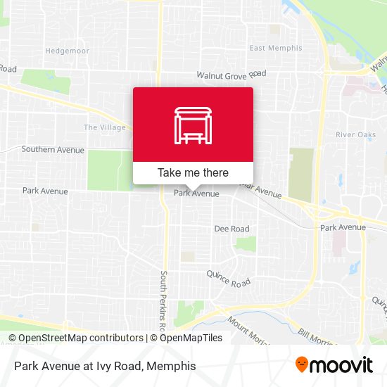 Park Avenue at Ivy Road map