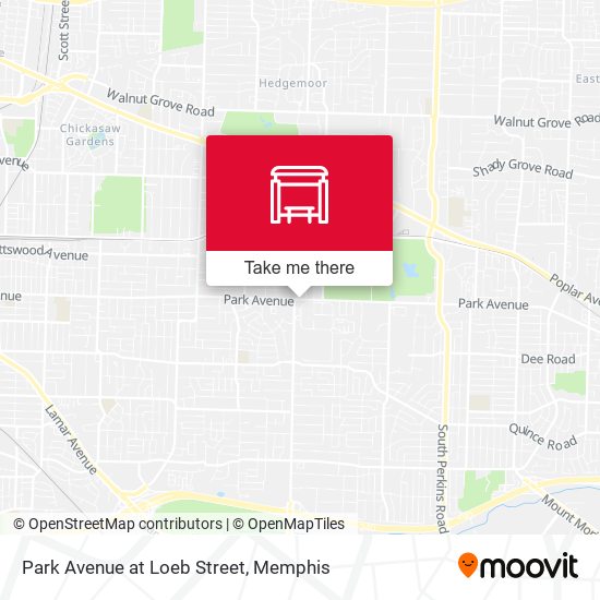Park Avenue at Loeb Street map