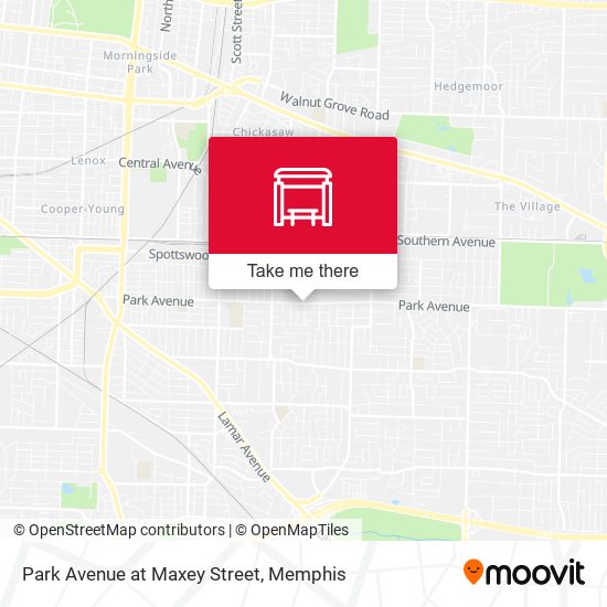 Mapa de Park Avenue at Maxey Street