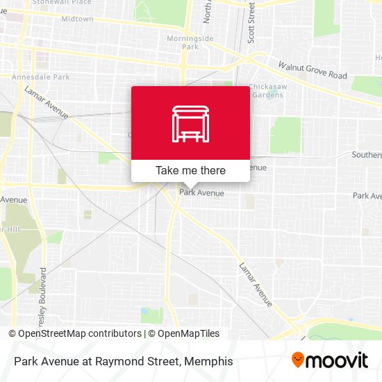 Mapa de Park Avenue at Raymond Street