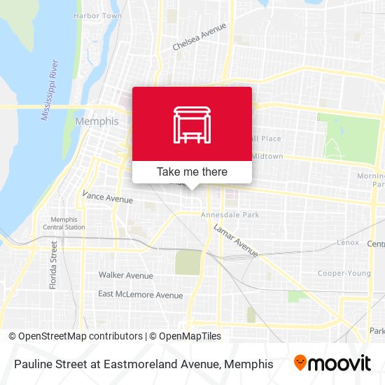 Pauline Street at Eastmoreland Avenue map