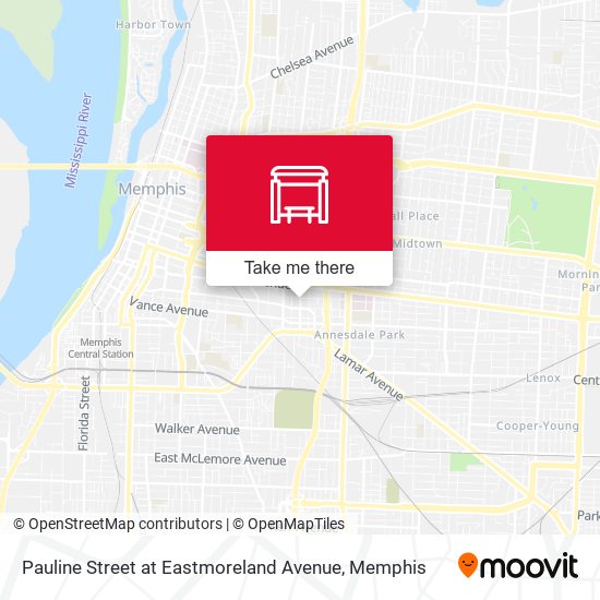 Mapa de Pauline Street at Eastmoreland Avenue