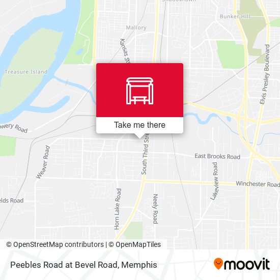 Mapa de Peebles Road at Bevel Road