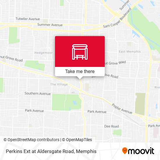 Perkins Ext at Aldersgate Road map