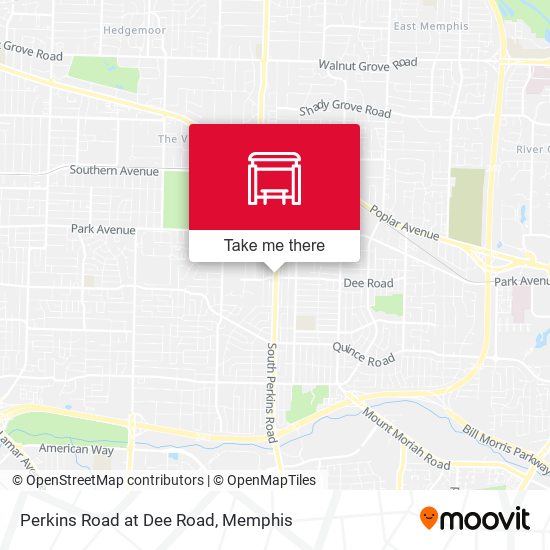 Perkins Road at Dee Road map