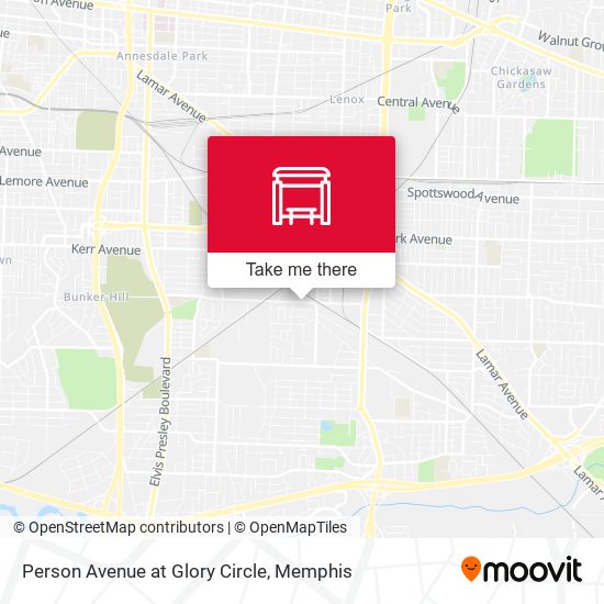 Person Avenue at Glory Circle map