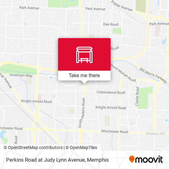 Perkins Road at Judy Lynn Avenue map