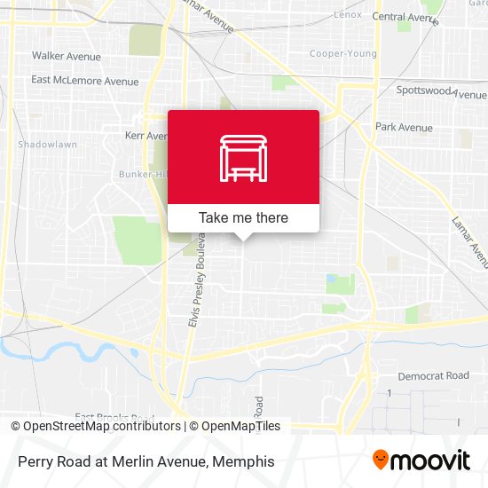 Mapa de Perry Road at Merlin Avenue