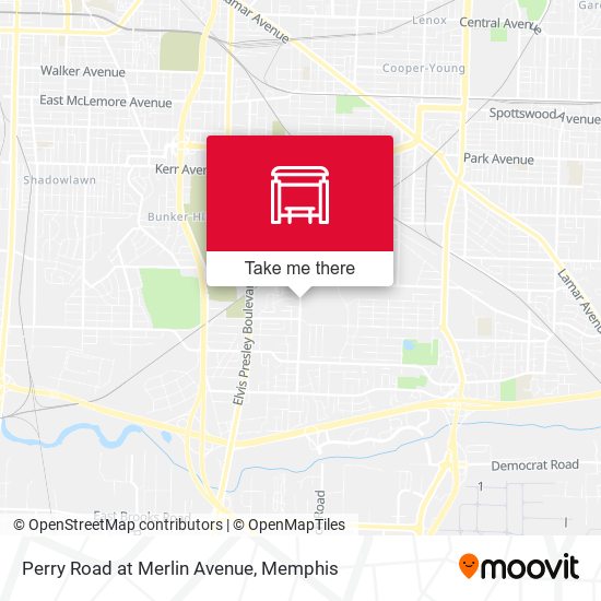 Perry Road at Merlin Avenue map