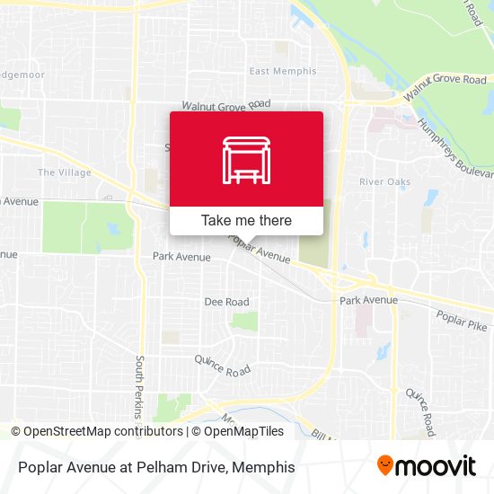 Mapa de Poplar Avenue at Pelham Drive