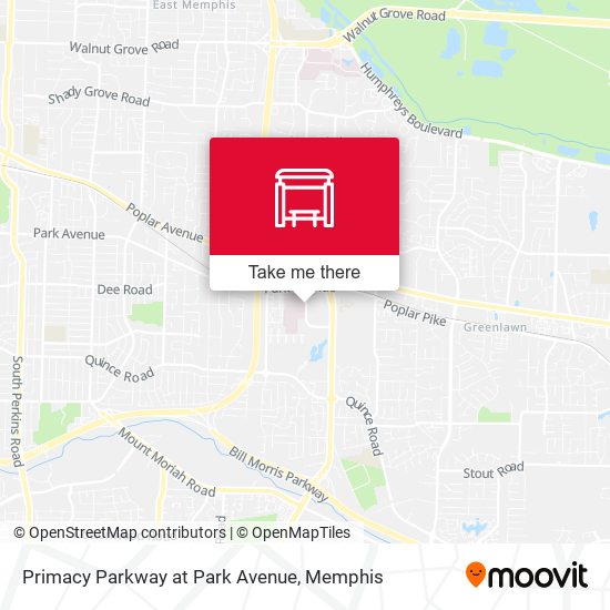 Mapa de Primacy Parkway at Park Avenue
