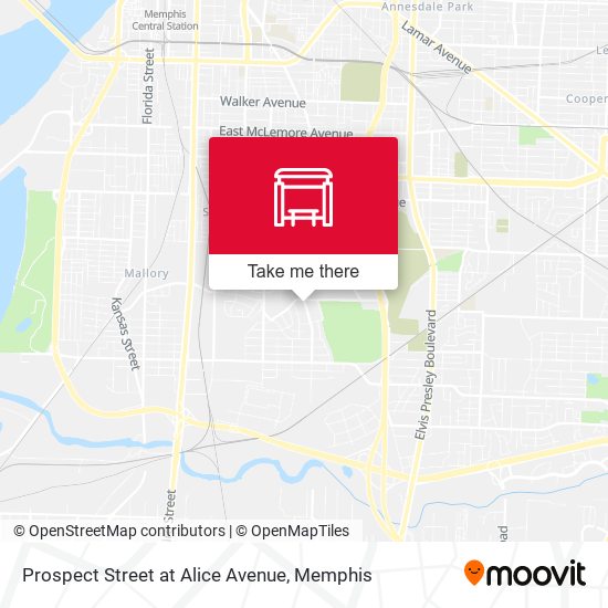 Prospect Street at Alice Avenue map