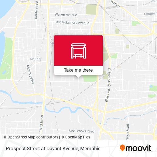 Mapa de Prospect Street at Davant Avenue