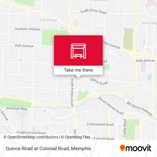 Quince Road at Colonial Road map