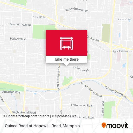 Quince Road at Hopewell Road map