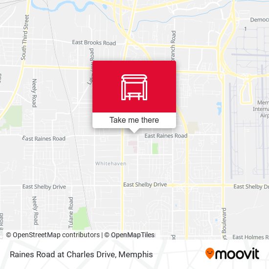 Mapa de Raines Road at Charles Drive
