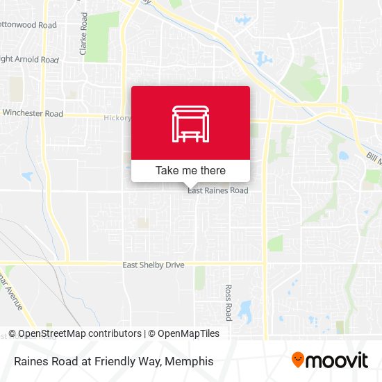 Raines Road at Friendly Way map
