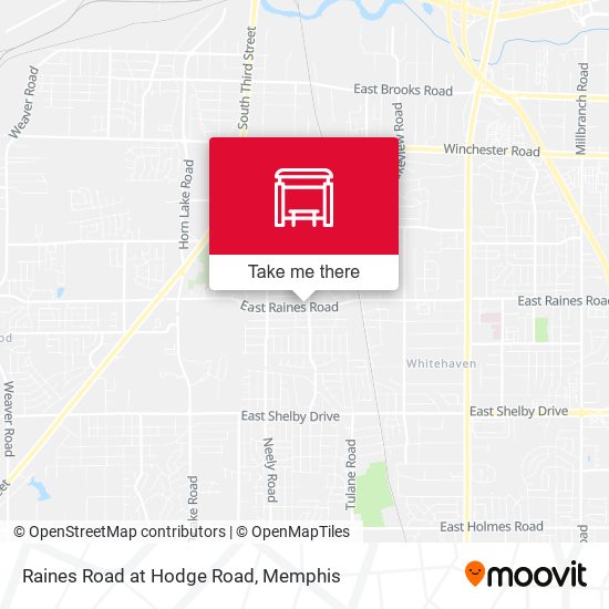 Raines Road at Hodge Road map