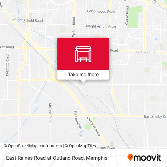 Mapa de East Raines Road at Outland Road