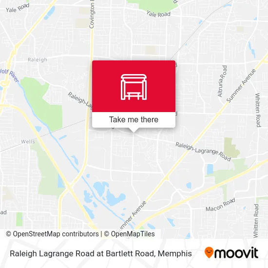 Raleigh Lagrange Road at Bartlett Road map