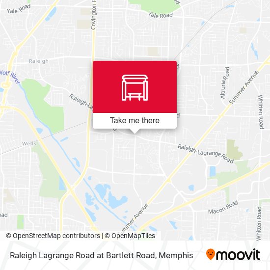 Mapa de Raleigh Lagrange Road at Bartlett Road