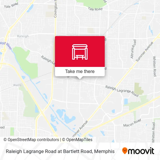 Raleigh Lagrange Road at Bartlett Road map