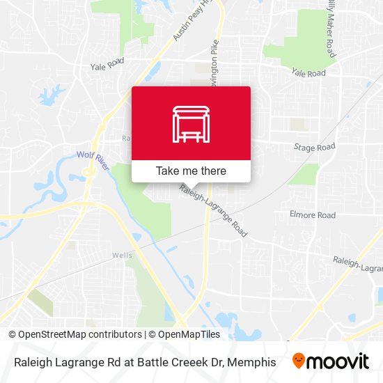 Mapa de Raleigh Lagrange Rd at Battle Creeek Dr