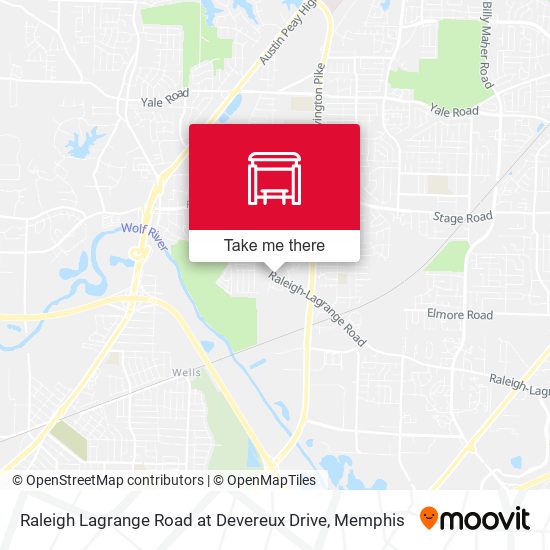 Mapa de Raleigh Lagrange Road at Devereux Drive