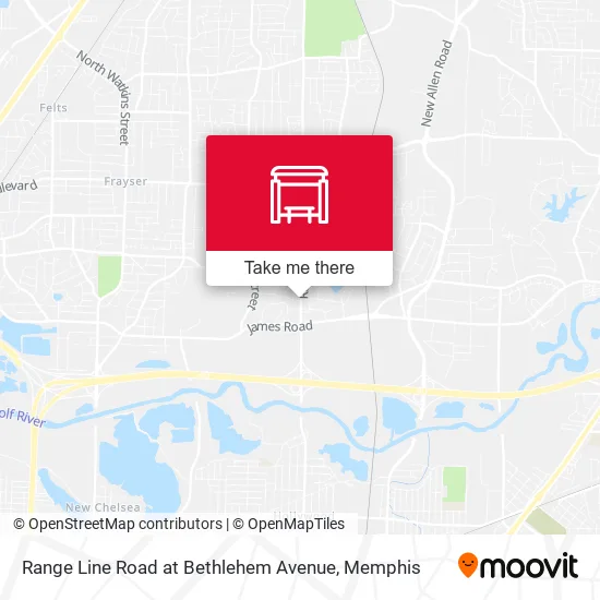 Mapa de Range Line Road at Bethlehem Avenue