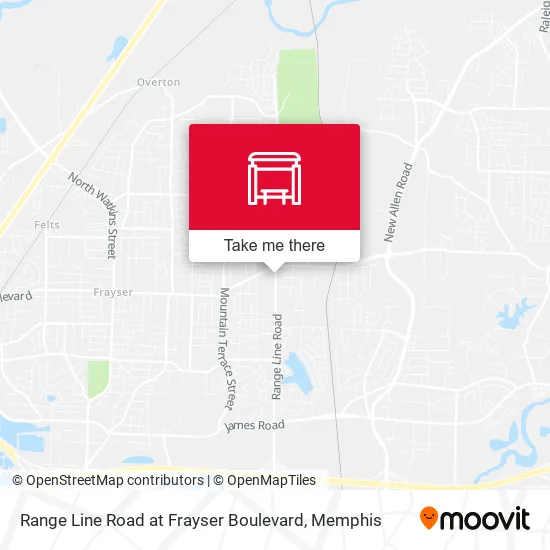 Mapa de Range Line Road at Frayser Boulevard
