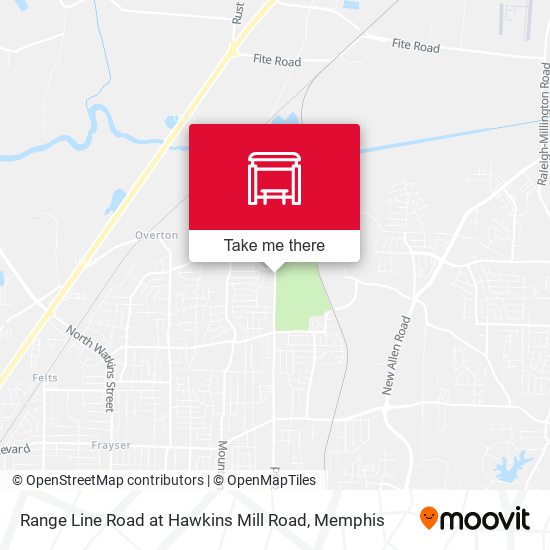 Mapa de Range Line Road at Hawkins Mill Road