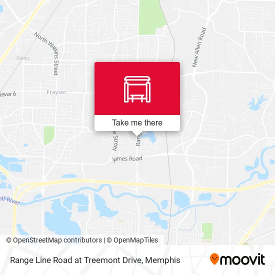 Mapa de Range Line Road at Treemont Drive