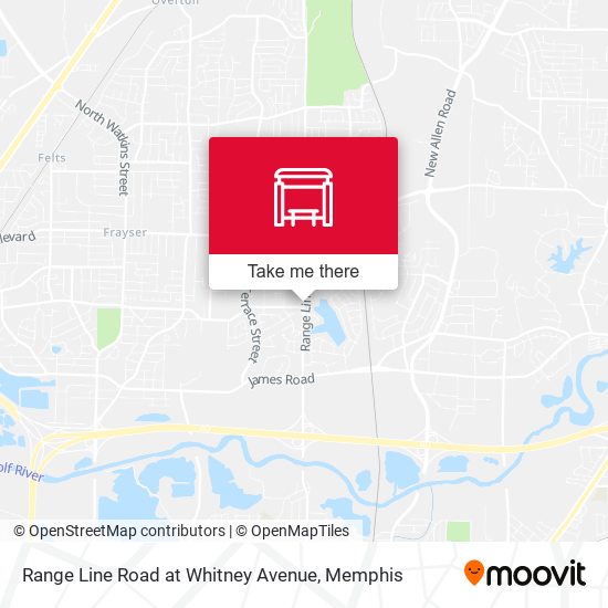 Mapa de Range Line Road at Whitney Avenue