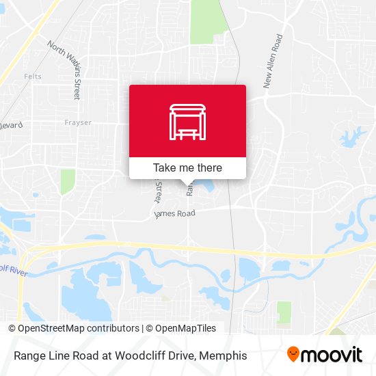 Range Line Road at Woodcliff Drive map